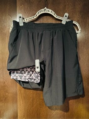Linc Men’s Black Active Shorts